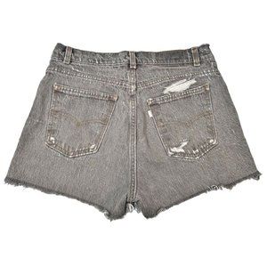 Levi's Distressed Gray Jean Shorts